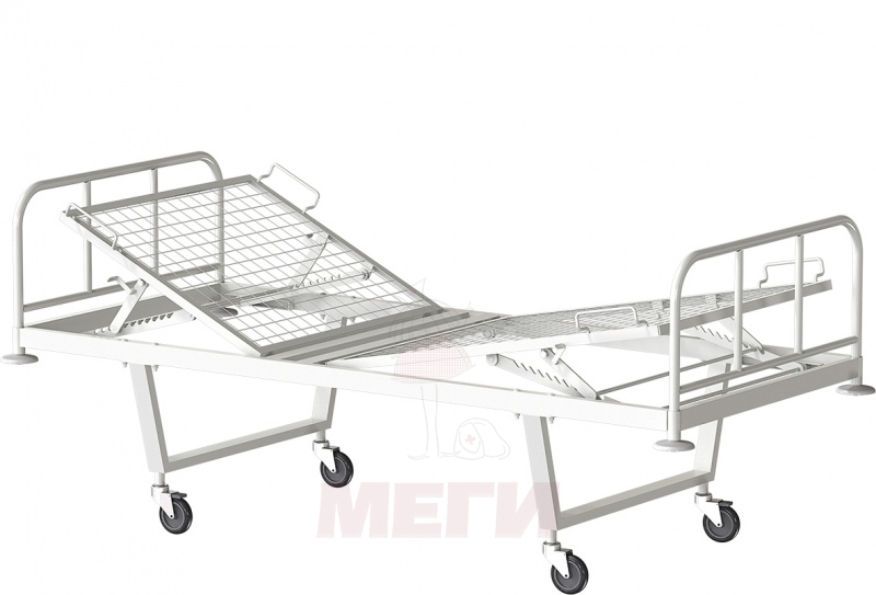 Кровать медицинская функциональная двухсекционная МСК-102