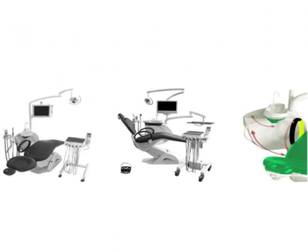 Стоматологическая установка для хирургических кабинетов Chirana Chiromega 654 Duet Ortho + Cart