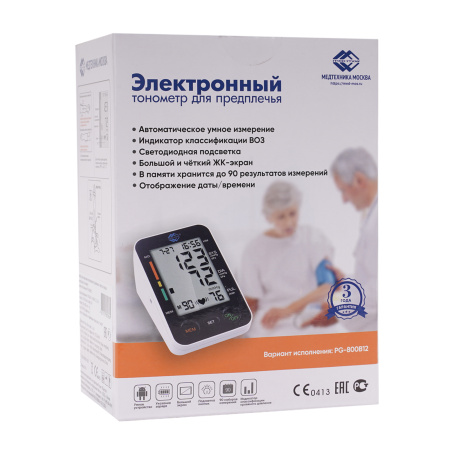 Тонометр плечевой автоматический Med-Mos PG-800B12 Med-Mos PG-800B12