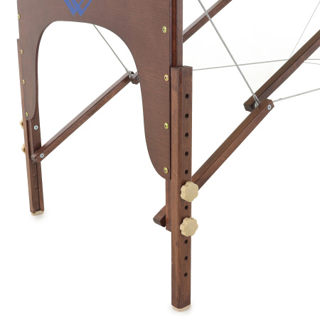 Массажный стол складной деревянный Med-Mos JF-AY01 3-х секционный (темная рама)